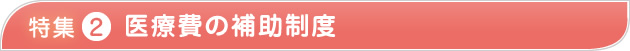 特集2 医療費の補助制度